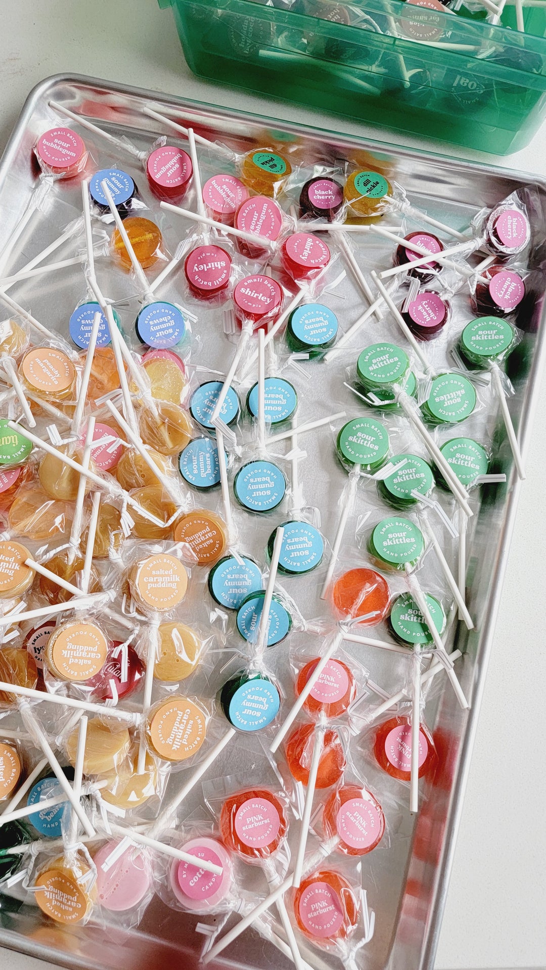 Luna Candy Co. small-batch lollipops wrapped and ready for gifting or party favors