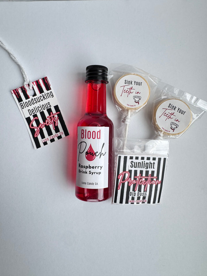 Vampire Halloween Candy Gift Bag – Sink Your Teeth In