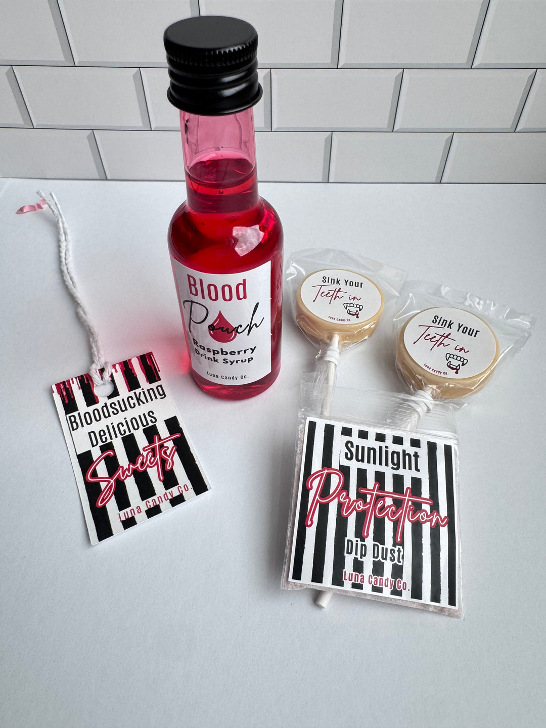 Vampire Halloween Candy Gift Bag – Sink Your Teeth In