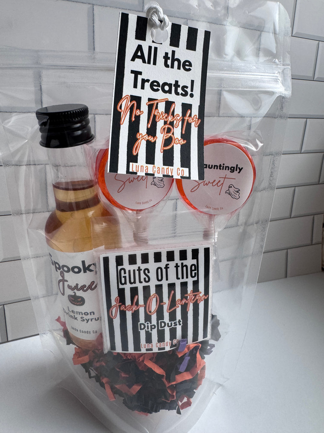 Halloween Boo Gift Bag with Candy – Hauntingly Sweet