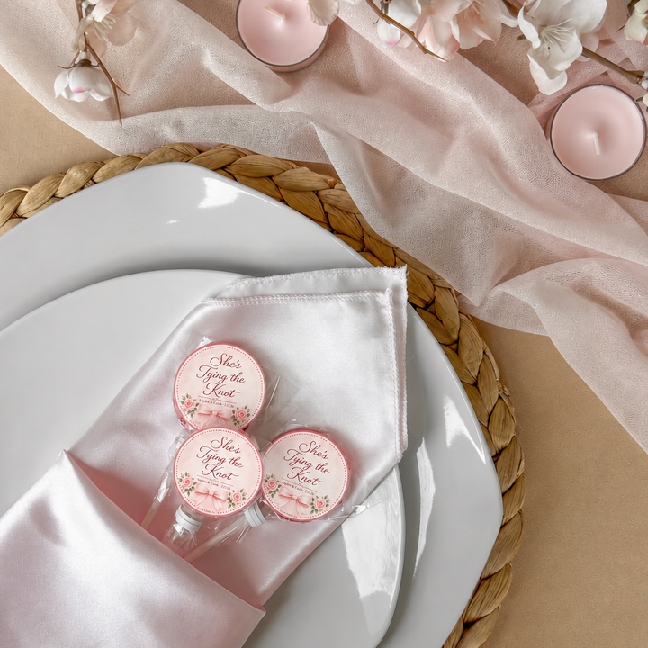 Bridal Shower Lollipop Favors — She’s Tying the Knot
