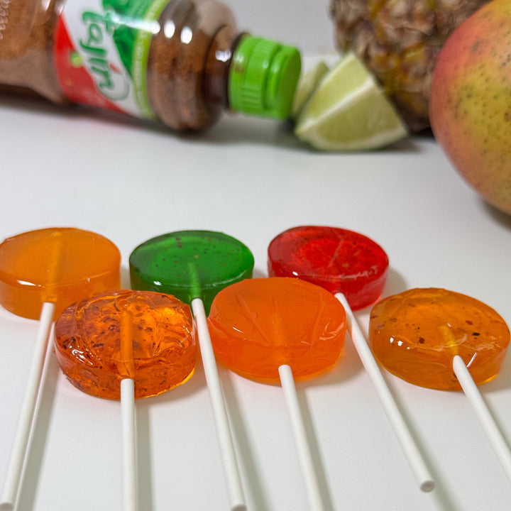 Fiesta lollipops tajin flavored candy
