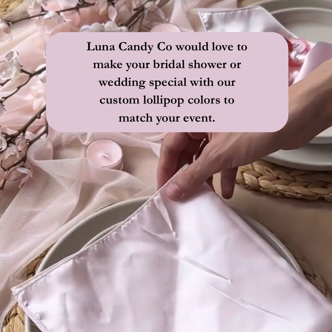Bridal Shower Lollipop Favors — She’s Tying the Knot
