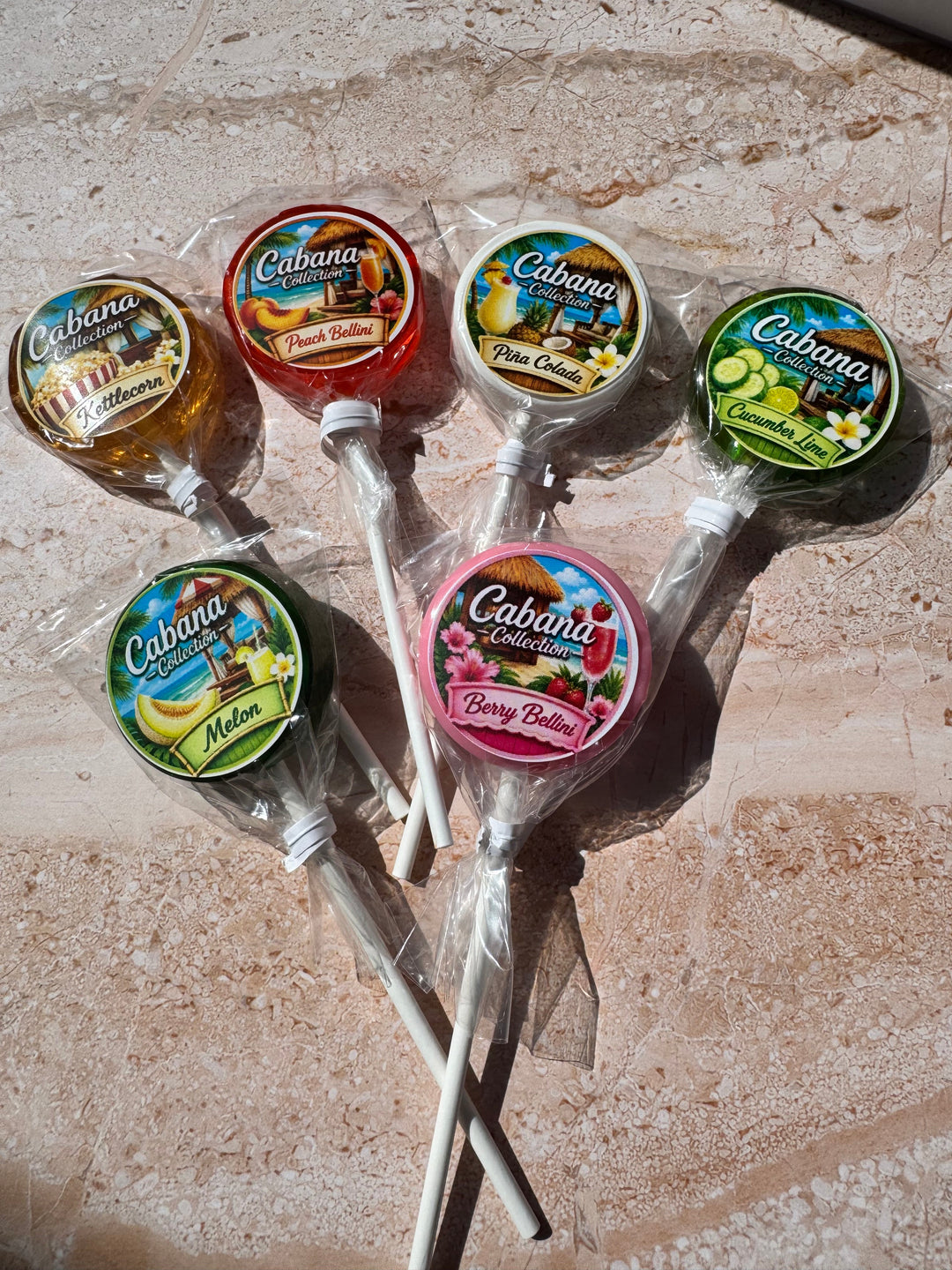 Cabana Collection Summer Lollipops — 6 Pack