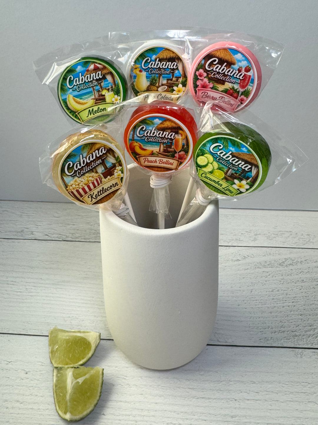 Cabana Collection Summer Lollipops — 6 Pack