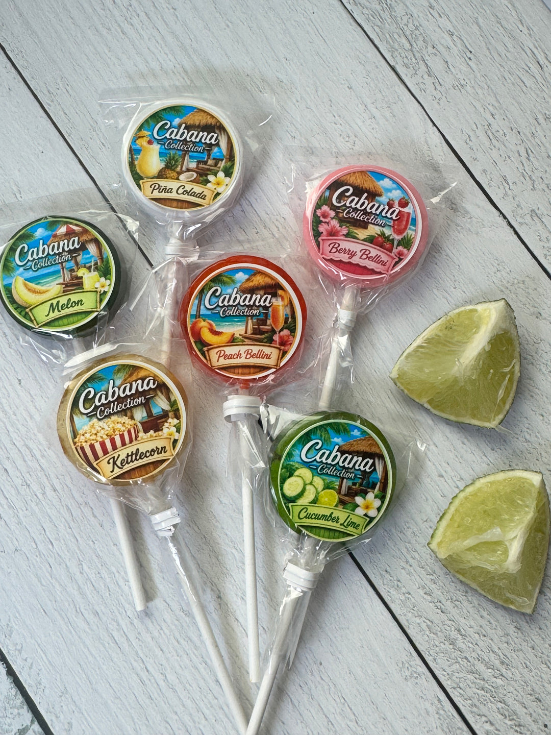 Cabana Collection Summer Lollipops — 6 Pack