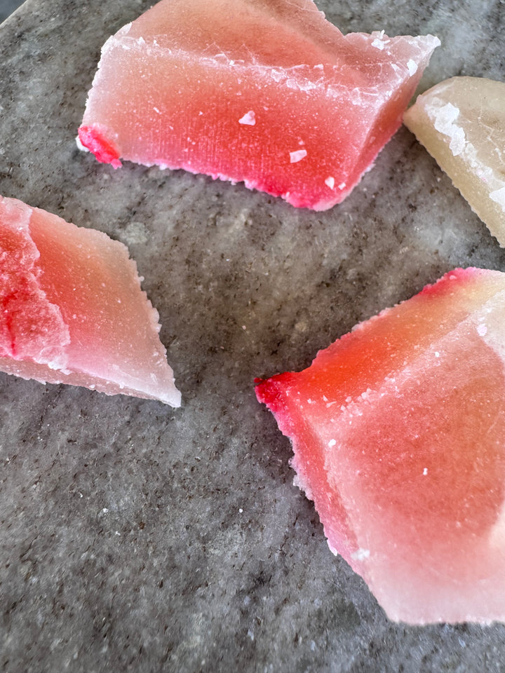 Small Batch Lychee Kohakutou – Hand-Cut Crystal Candy