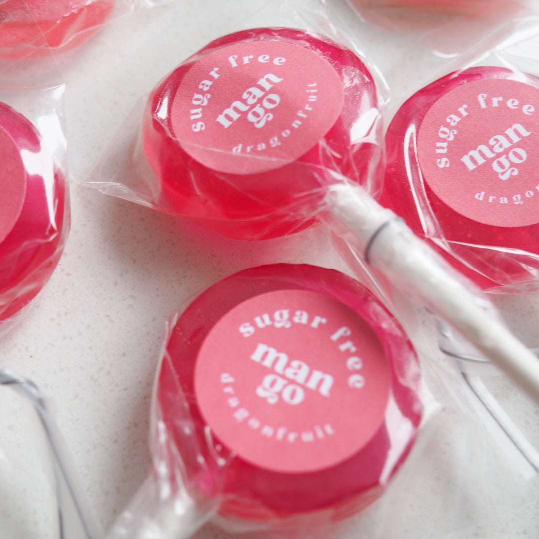 Sugar Free Mango Dragonfruit lollipop