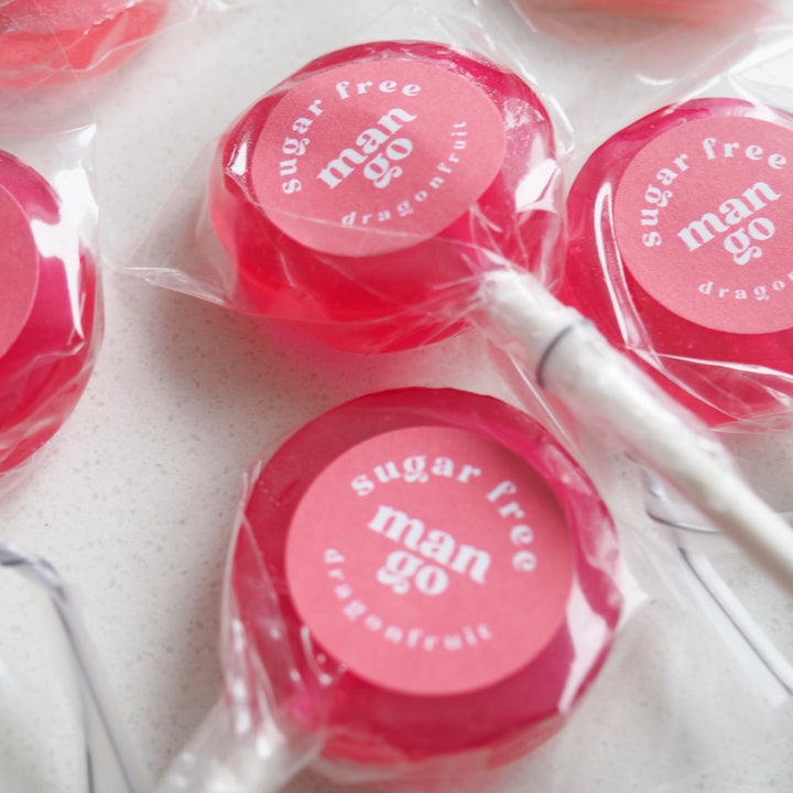 Sugar Free Mango Dragonfruit lollipop