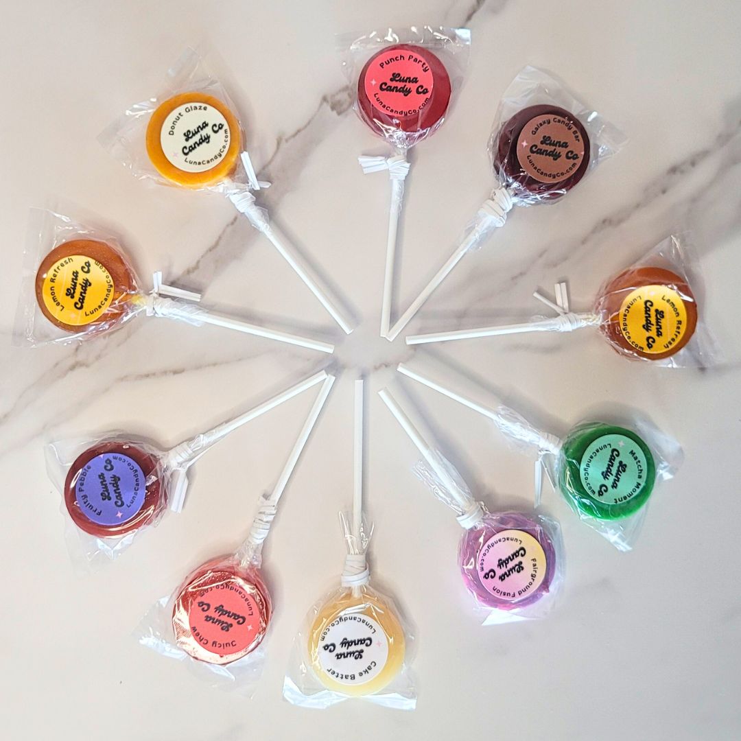 Luna's Monthly Flavor Drop: Exclusive 10-Pack Lollipop Collection