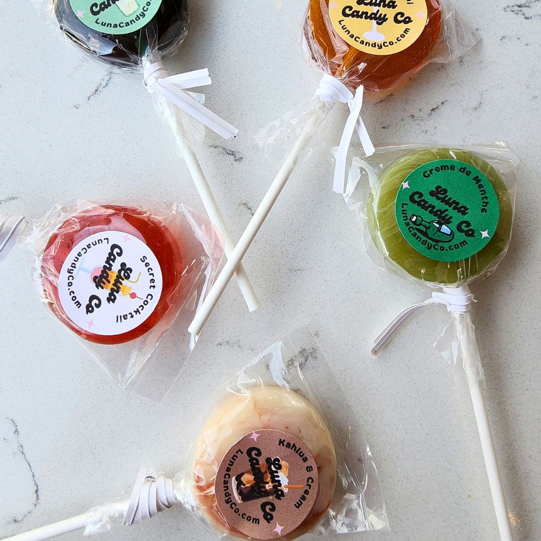 Lollitails = Cocktail Inspired Lollipops (Alcohol-Free)