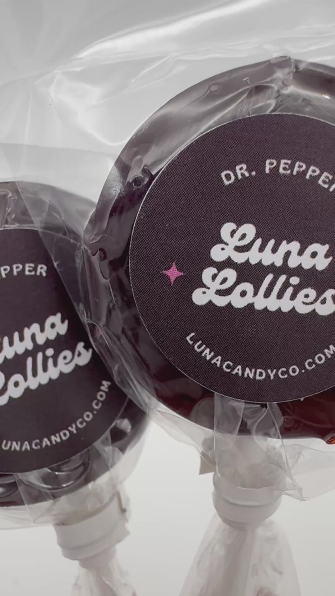 Dr. Pepper Inspired Lollipops